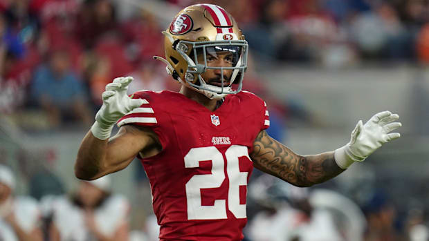 San Francisco 49ers cornerback Chase Lucas (26) 
