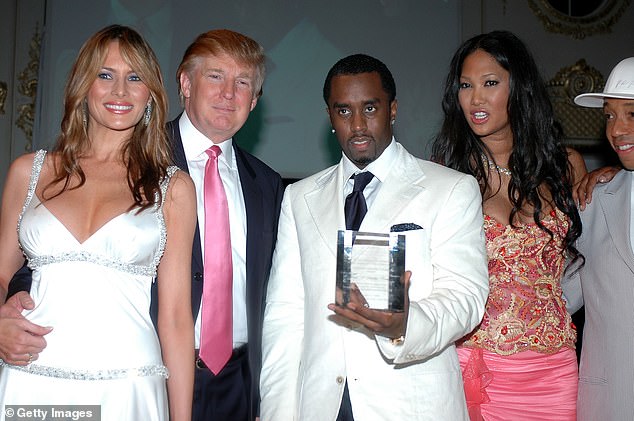 The president has spoken of his past relationship with Combs, as both are native New Yorkers who became famous