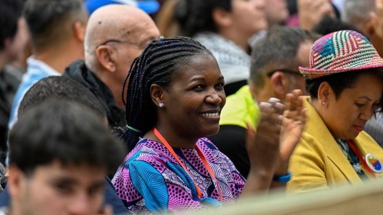 Participants at the Fifth World Meeting of Popular Movements