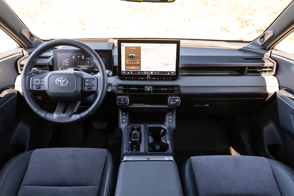 Toyota's revamped software is quick and responsive, especially the voice assistant.