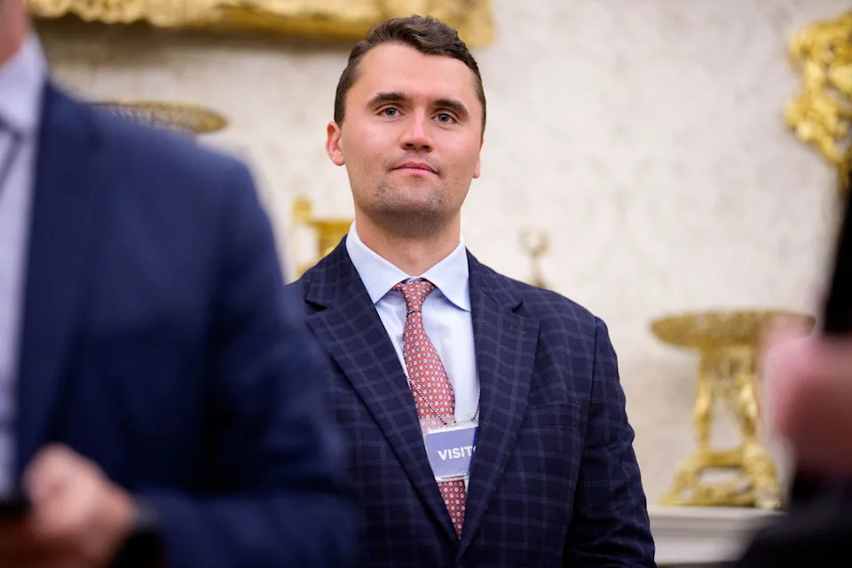 Andrew Harnik/Getty Charlie Kirk on May 28, 2025