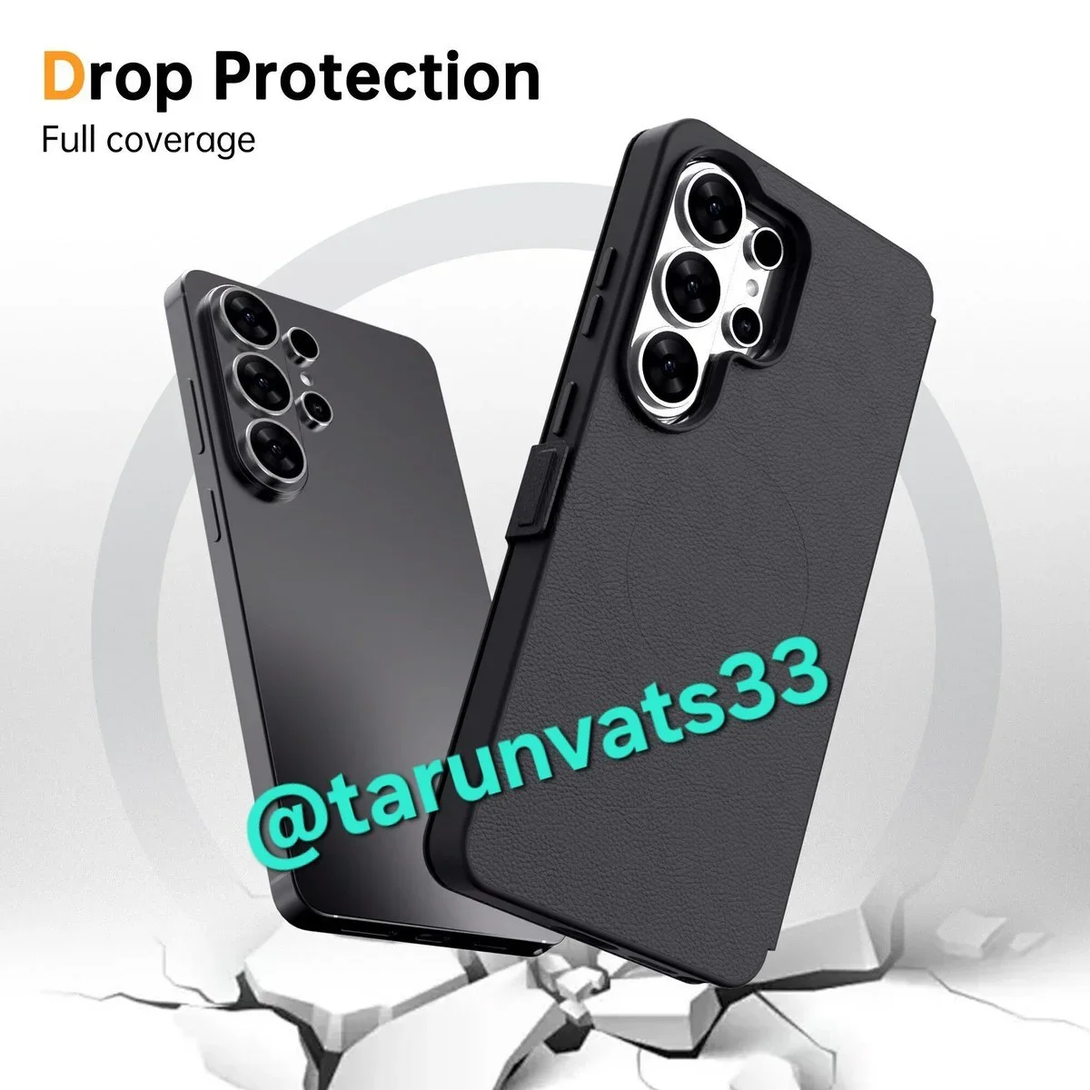 The Galaxy S26 Ultra in a case. | Image Credit – TarunVats on X - Galaxy S26 Ultra: Samsung's next potential "Oops, I did it again" moment after the S25 Edge flop