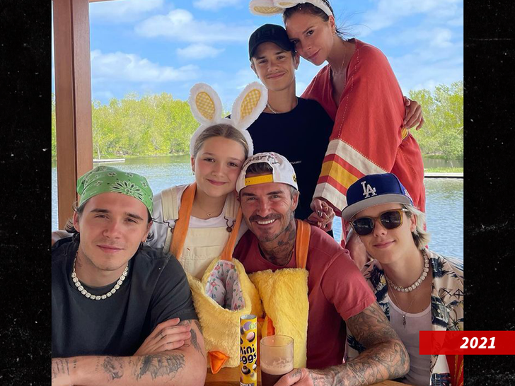 beckham family insta