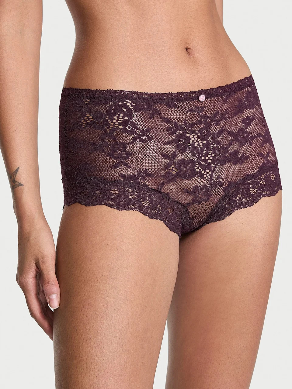 victoria's secret, Lace Boyshort Panty