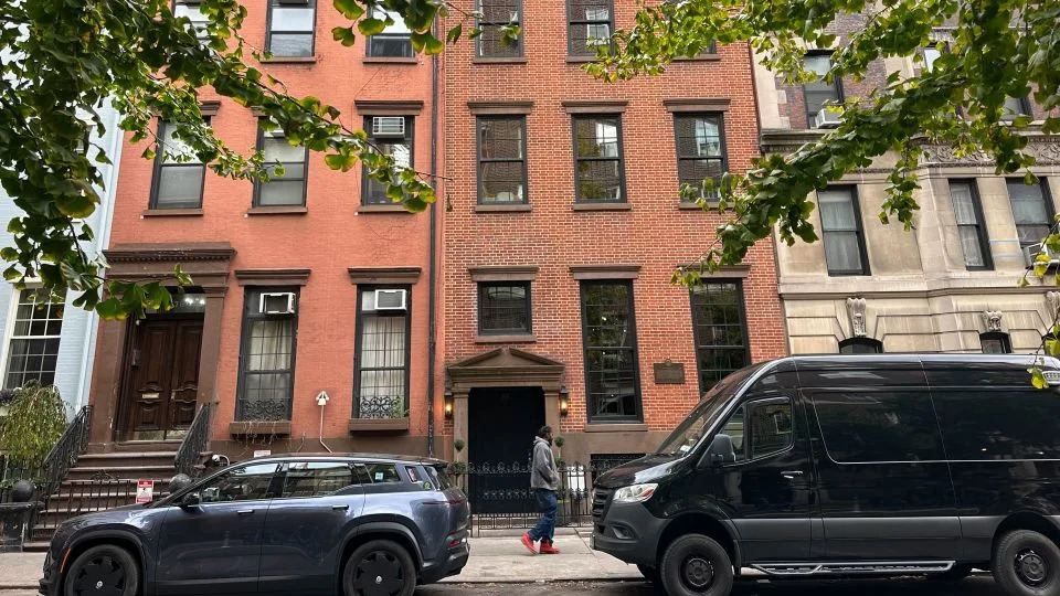 A townhouse in New York's Greenwich Village prosecutors linked to the Gambino crime family. - Alaa Elassar/CNN
