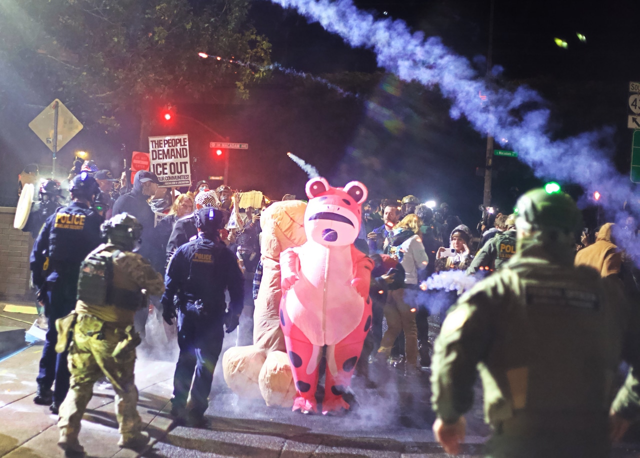 Portland ICE Protest -- October 18