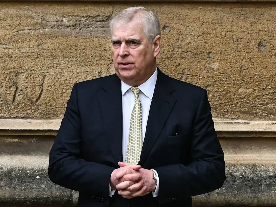 JUSTIN TALLIS/AFP/Getty Prince Andrew on March 31, 2024.