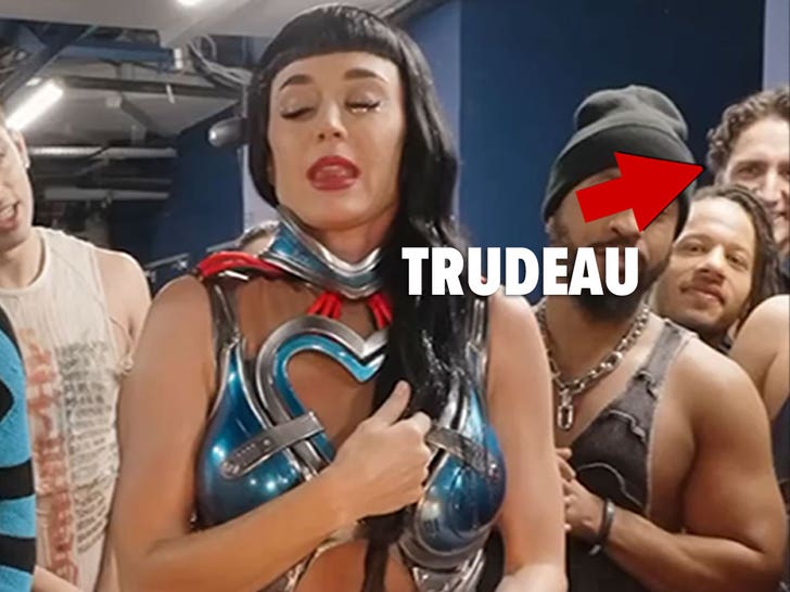 Katy Perry and Justin Trudeau