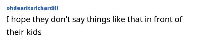Comment expressing concern about Kristen Bell and Dax Shepard's toxic marriage fights being witnessed by their kids.