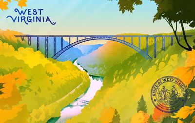 Apple Wallet License West Virginia Large
