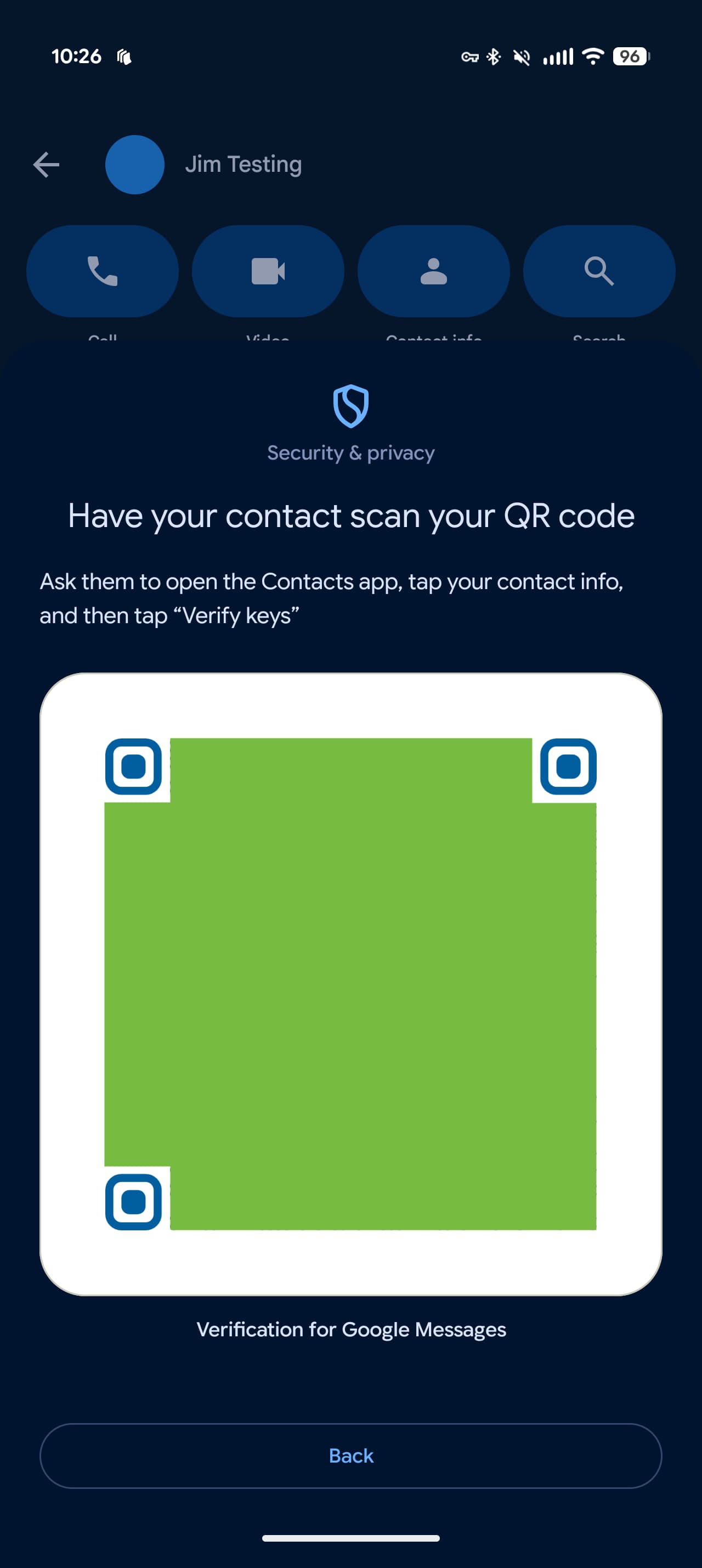 Google Messages Key Verifier