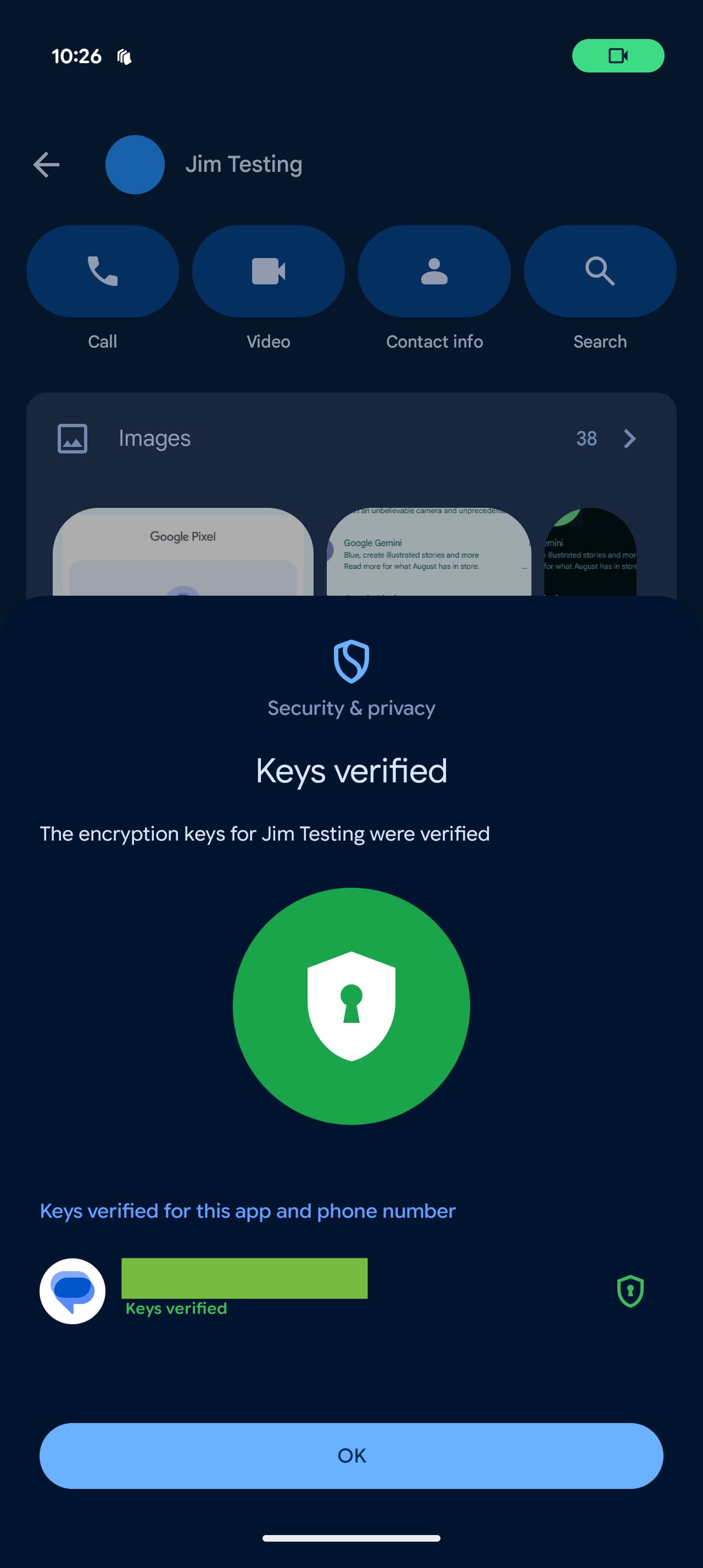 Google Messages Key Verifier