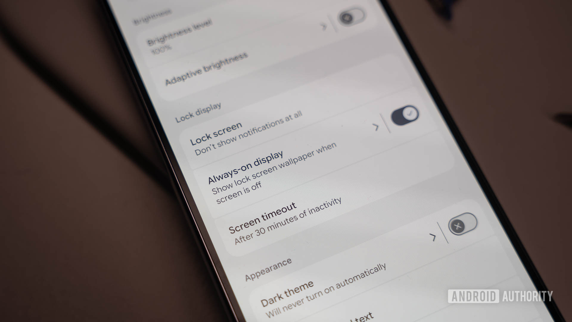 Google Pixel Always on Display Wallpaper Setting