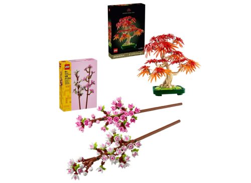 LEGO Japanese Red Maple Bonsai Tree and Cherry Blossoms Bundle