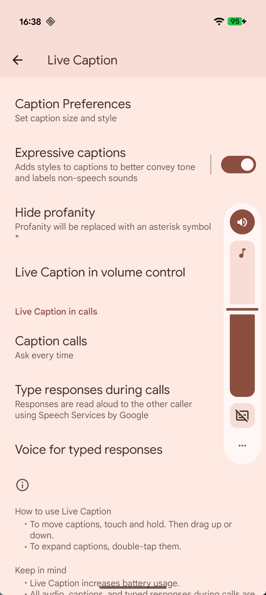 Live Caption button in volume slider in QPR2 Beta 3 Live Caption button in volume slider in QPR2 Beta 3