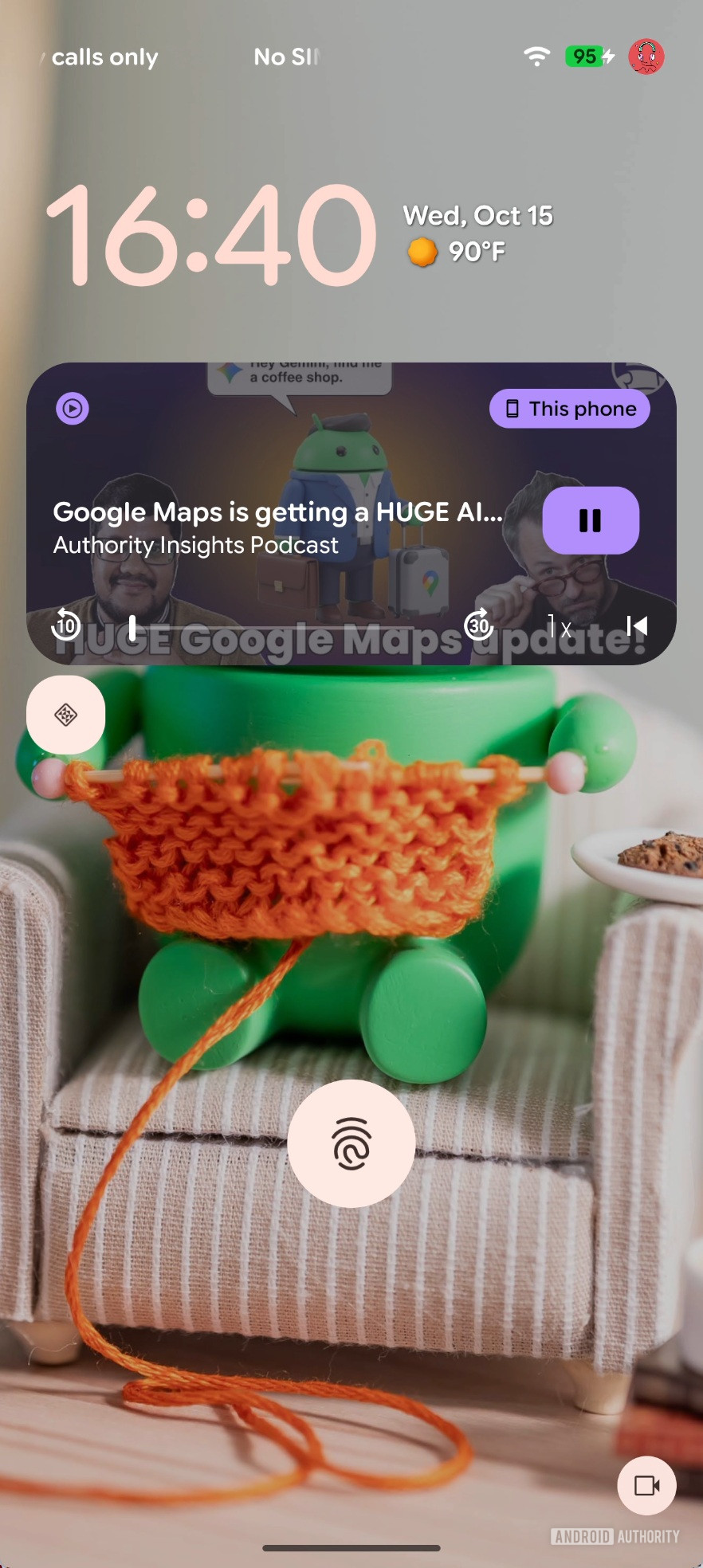Media player notification on lock screen in Android 16 QPR2 Beta 3 Media player notification on lock screen in Android 16 QPR2 Beta 3