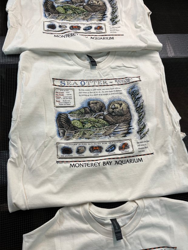 Monterey Bay Aquarium and Liberty Graphics rerelease Sea Otter shirt...