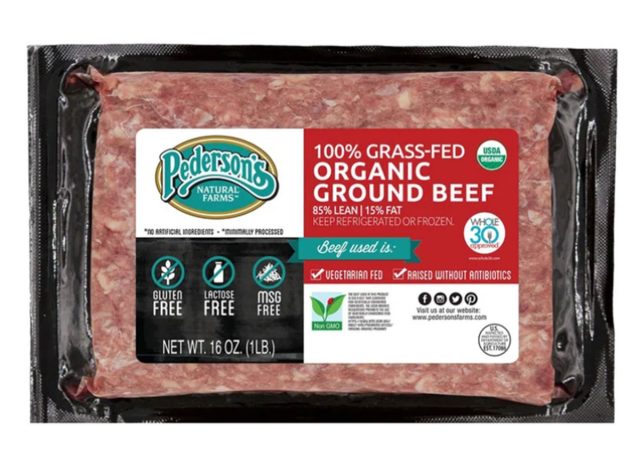 Pederson Natural Farms 100% Grass Fed Organic Ground Beef