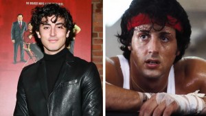 Anthony Ippolito (Credit: Jason Mendez/Getty Images) and "Rocky" (Credit: United Artists)