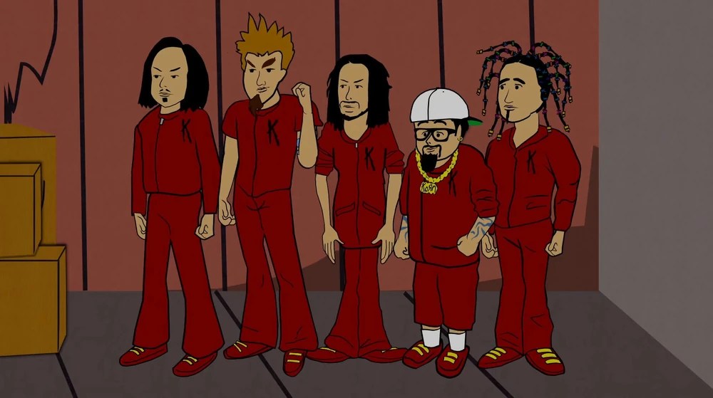 Korn, the band, on 'South Park'