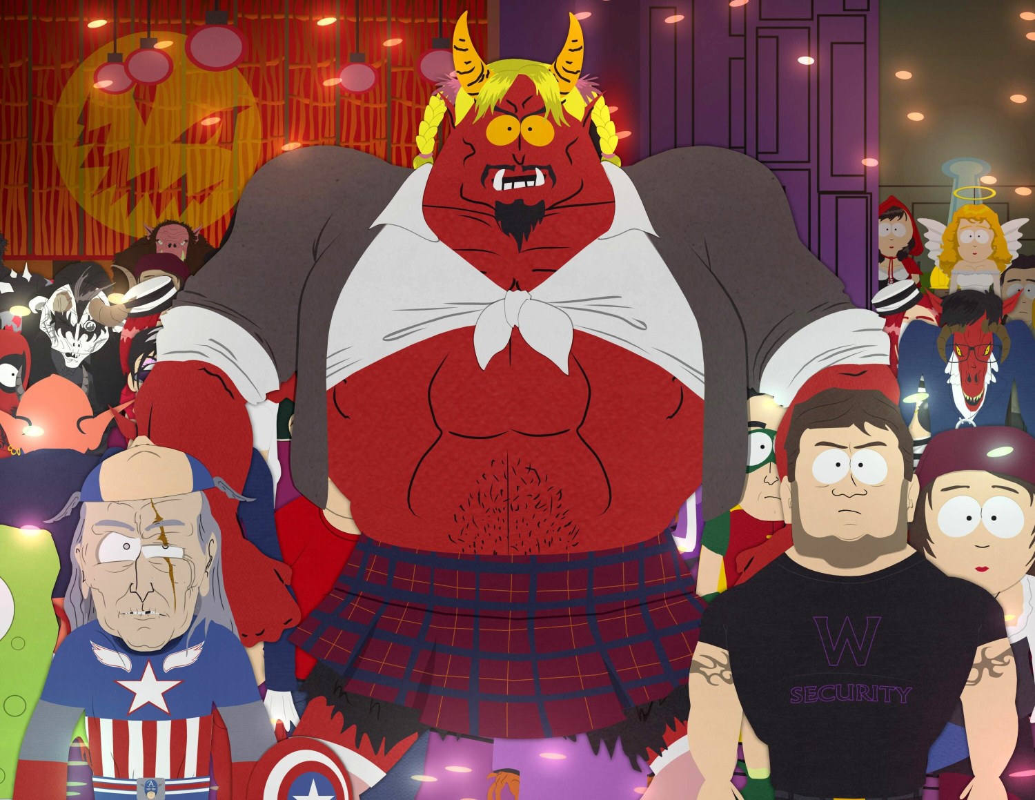 Satan and "friends" in'South Park' episode "Hell on Earth 2006"