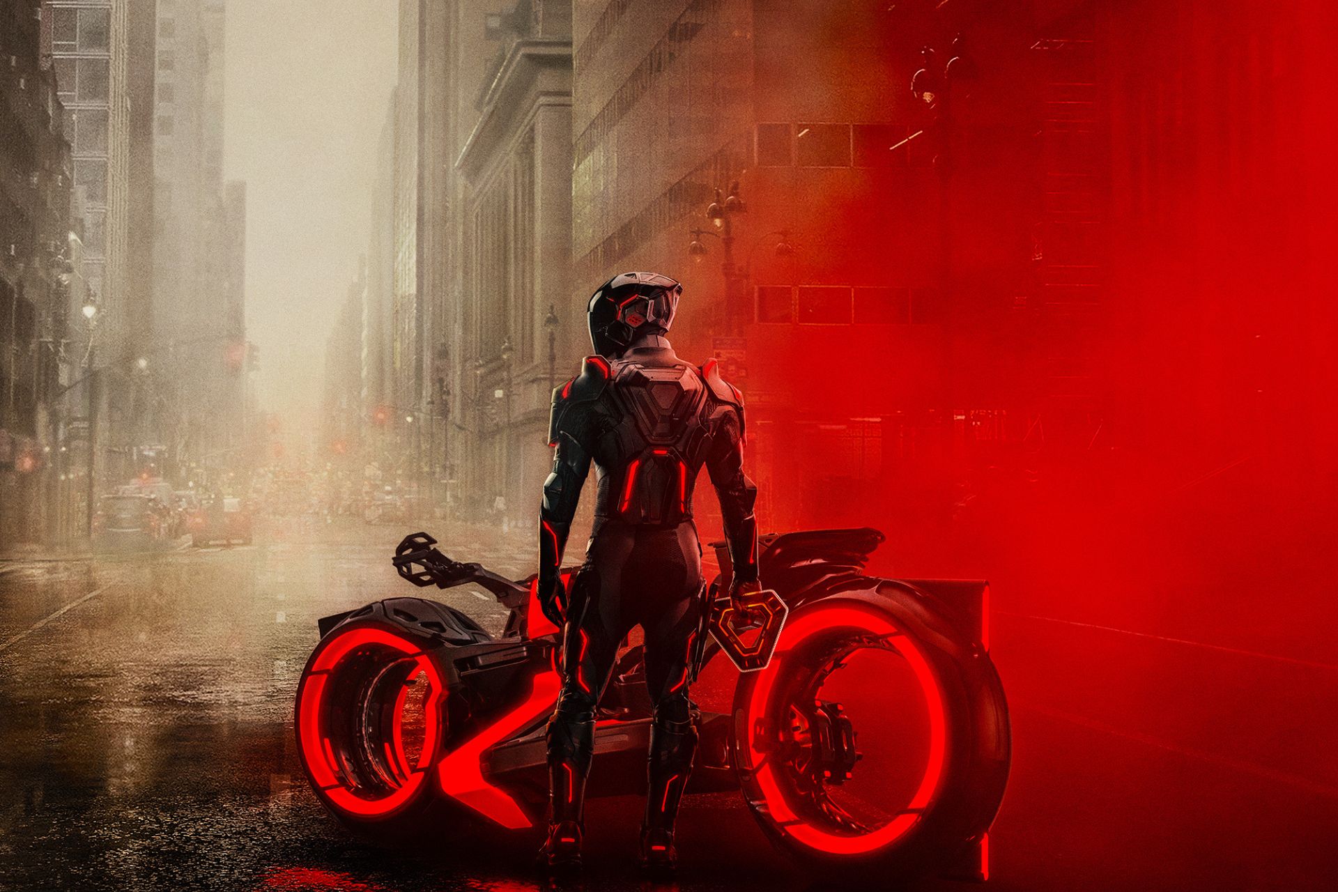 Tron Ares Lightcycle Poster