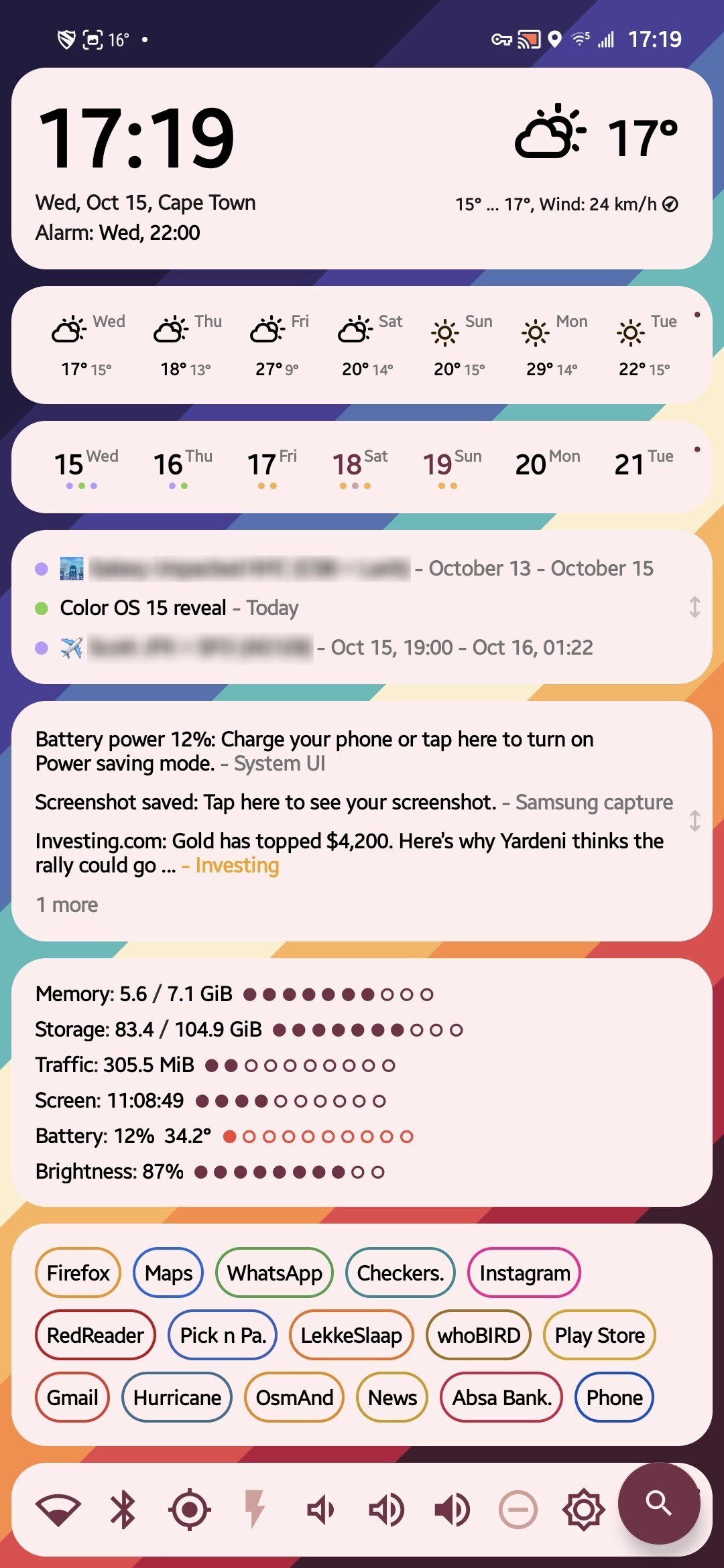 aio launcher screenshot home screen 1