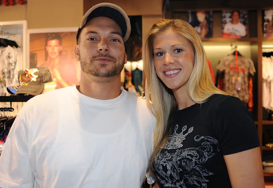 BRISBANE, AUSTRALIA - NOVEMBER 26: Kevin Federline, ex-husband of Britney Spears, makes an instore appearance with girlfriend Victoria Prince at Ed Hardy Edward Street on November 26, 2009 in Brisbane, Australia. (Photo by David Hardenberg/Getty Images)