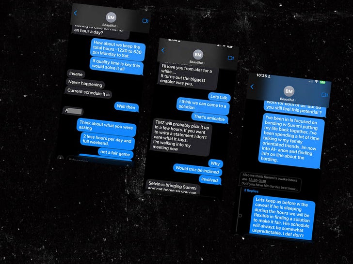 Sia Estranged Husband Files For Sole Custody of Kid -- Dan's Exhibits