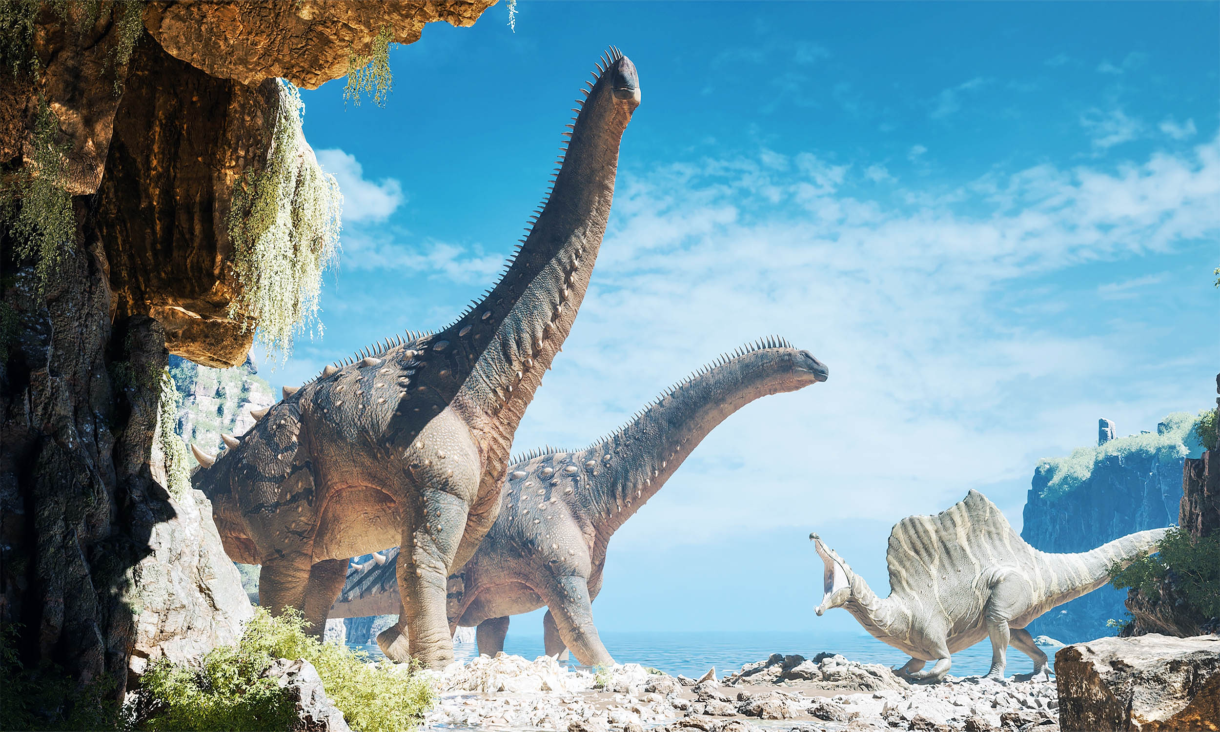  Colossal new dinosaur’s fossil is so large that it broke the road