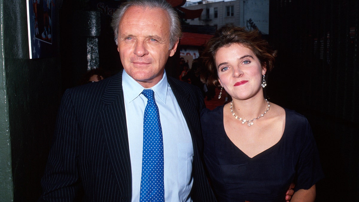 Actor Anthony Hopkins and his daughter Abigail pictured here in 1991. The father-and-daughter duo have been estranged for 20 years.