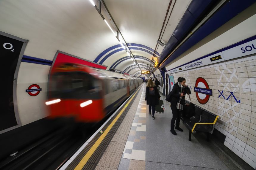 London's South Kensington Underground station, one of the oldest in the network, opened in 1868.