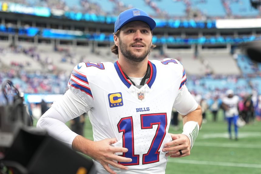 Allen had an emphatic performance in the Bills' win over the Panthers.