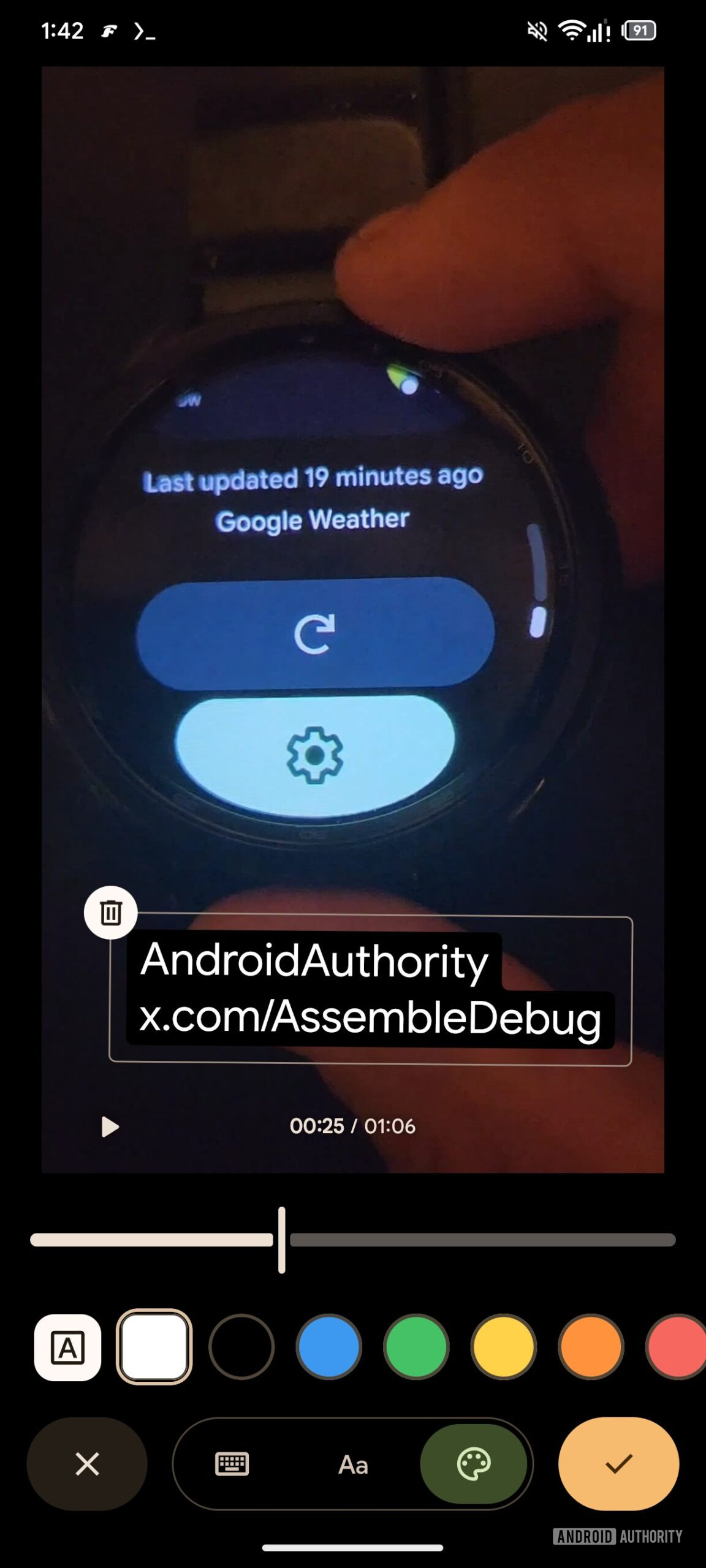 google photos new text font colors