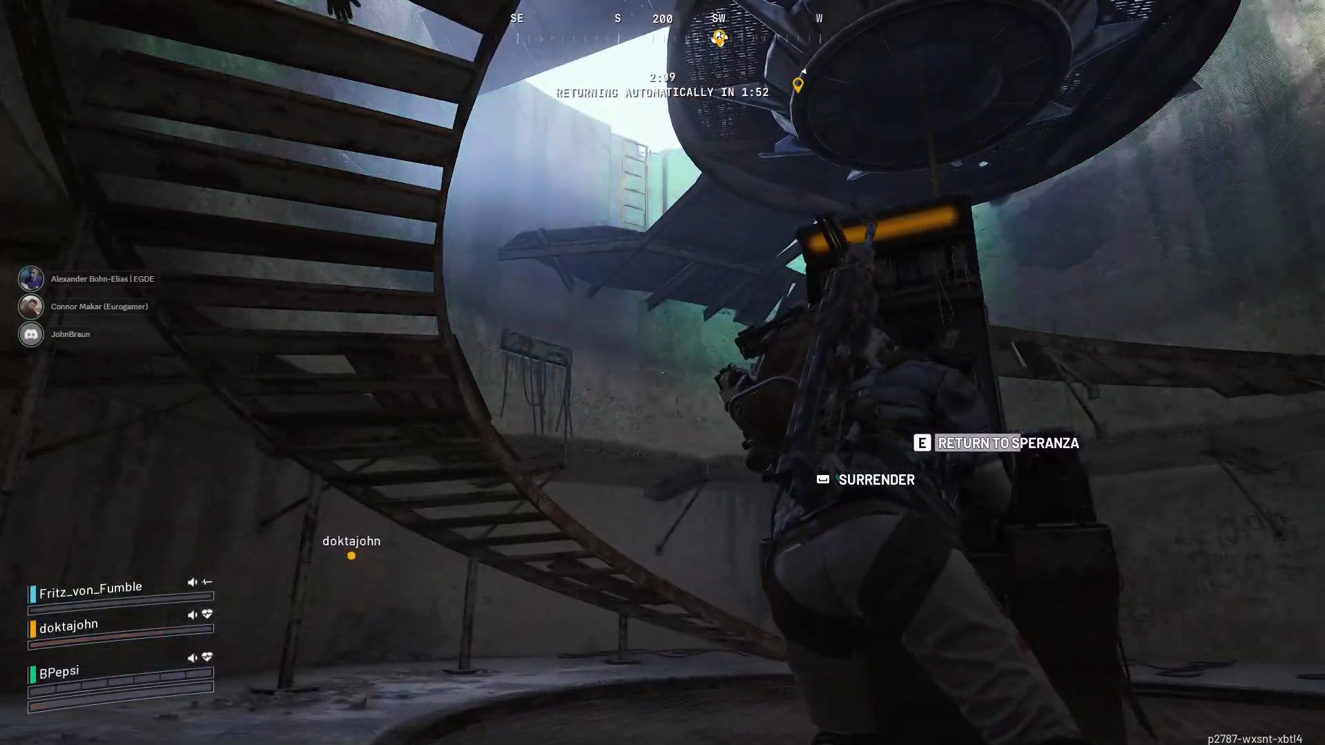 Arc Raiders close call extraction