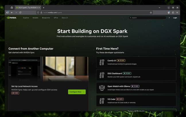 Alongside the hardware Nvidia has put together a catalog of beginner friendly playbooks on everything from inference to fine tuning. Alongside the hardware Nvidia has put together a catalog of beginner friendly playbooks on everything from inference to fine tuning.