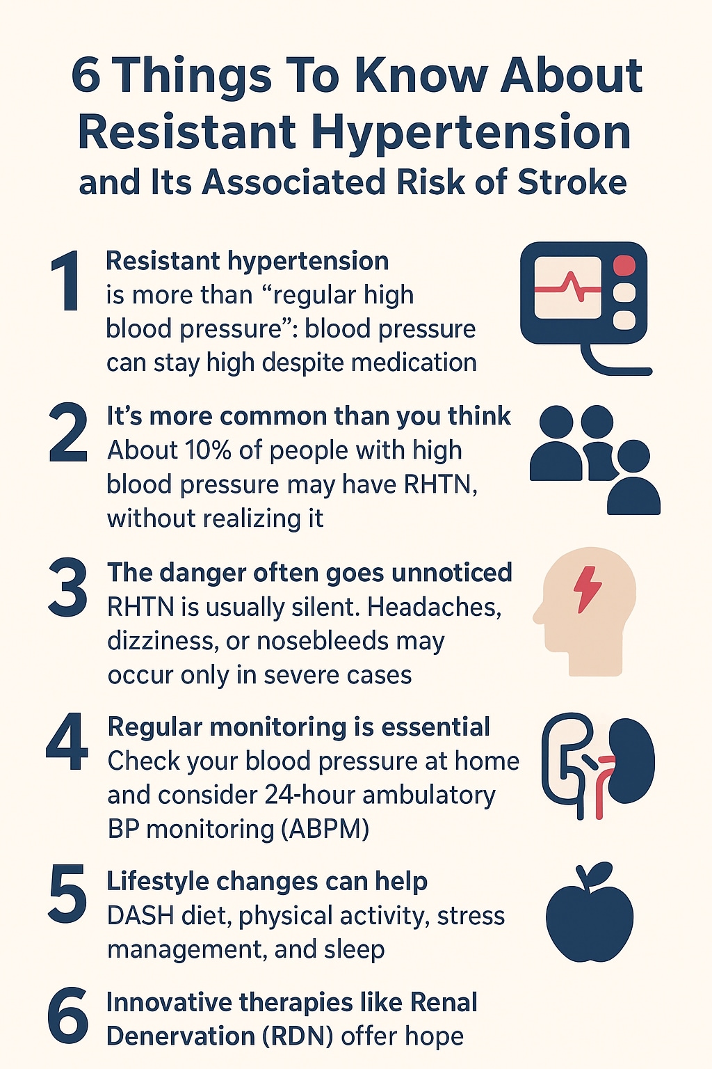 Dr Ezhumalai points out six things to know about reducing the risk of stroke while managing resistant hypertension.(Image generated via ChatGPT)