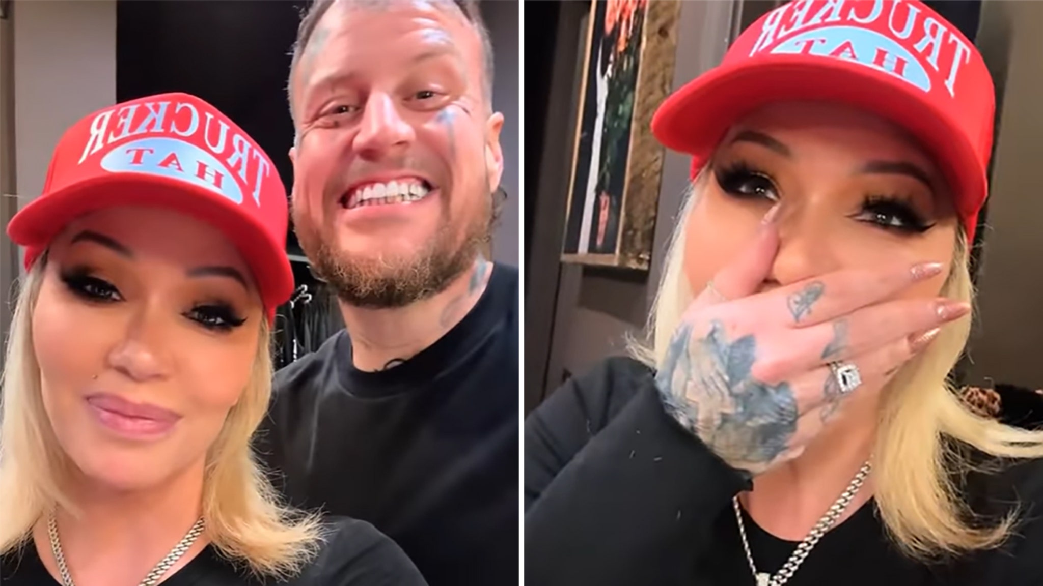  Bunni Xo Teases Jelly Roll Shaving His Beard with Her Reactions on Video in Real Time