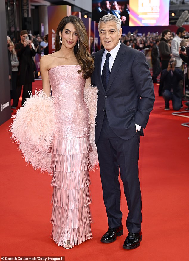 Clooney, pictured here with wife Amal, is one of Hollywood's most recognizable stars