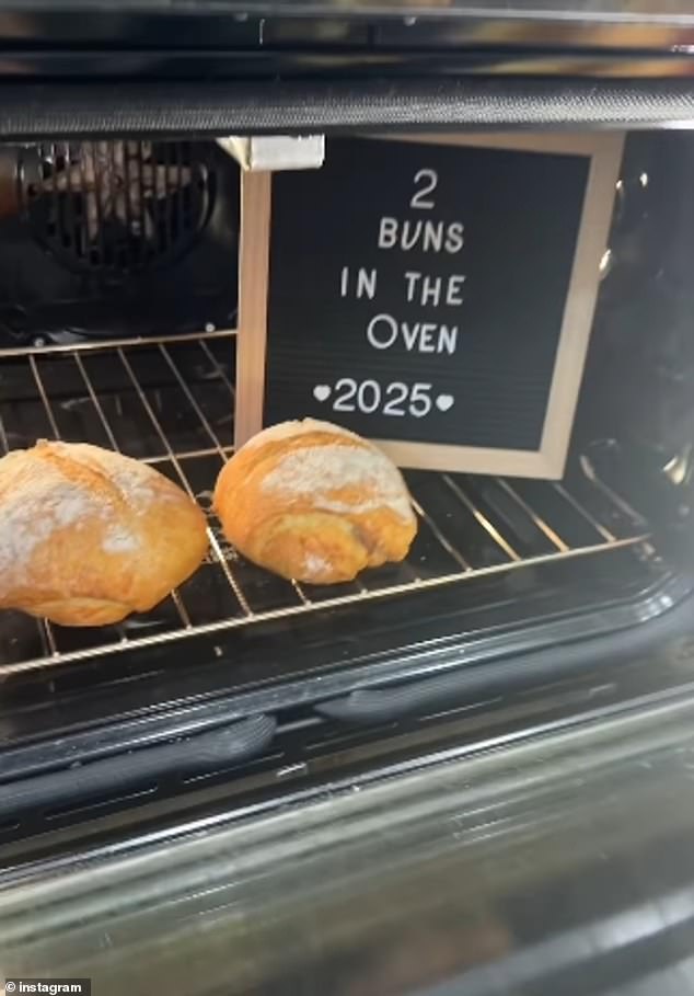 Earlier this year in June, Younger announced her pregnancy in a video captioned, 'Putting a bun(s) in the oven'