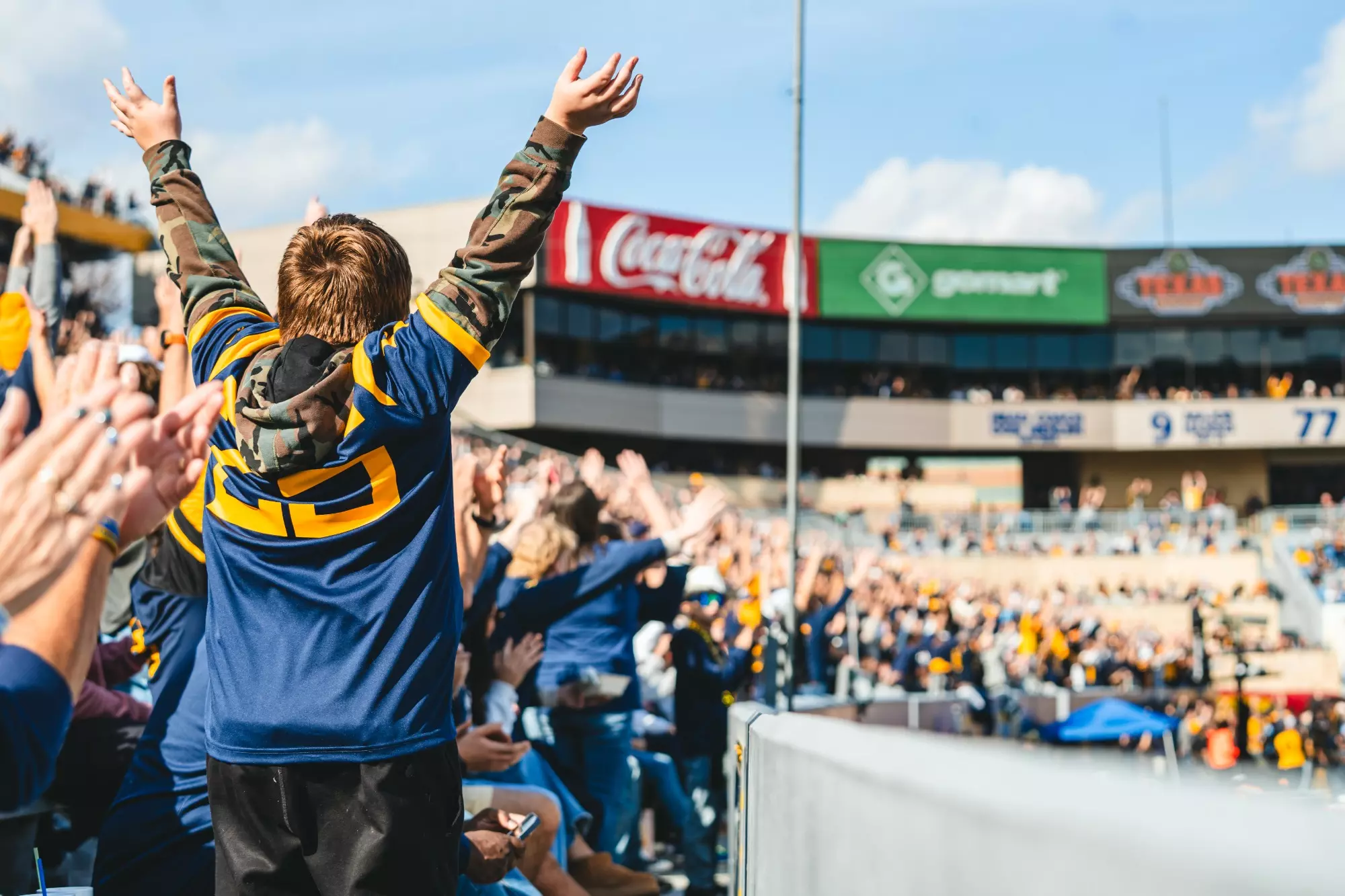 West Virginia hosts Colorado for the Military Appreciation Game at Milan Puskar Stadium on Saturday, Nov. 8, 2025.