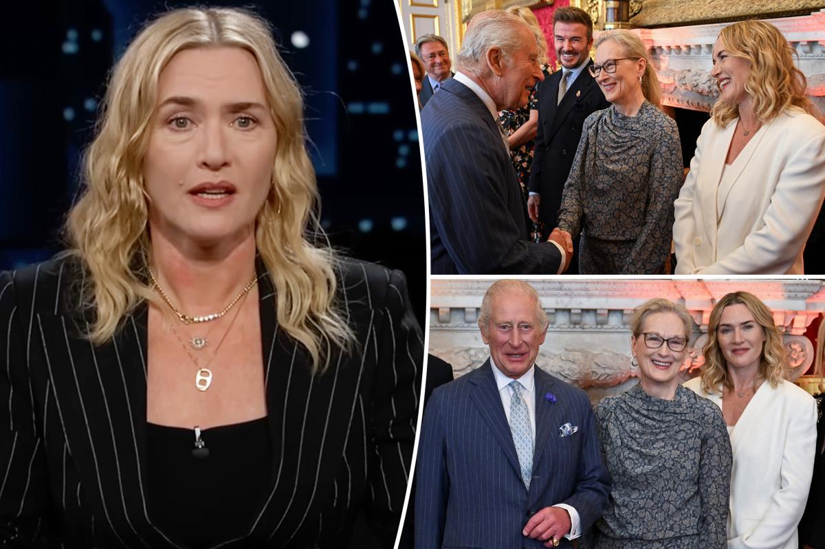  Kate Winslet recalls wearing ‘transparent’ outfit to meet King Charles III: ‘Oh, my God’