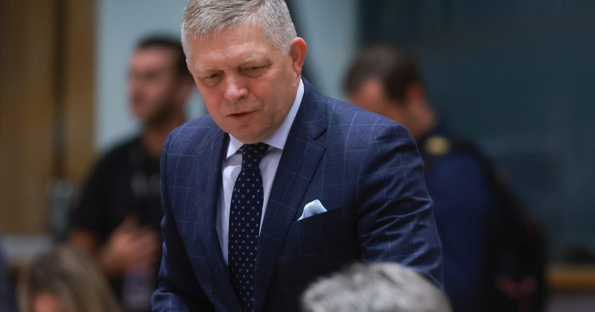  Slovakia reportedly won’t back using frozen Russian assets for Kyiv’s military costs – POLITICO