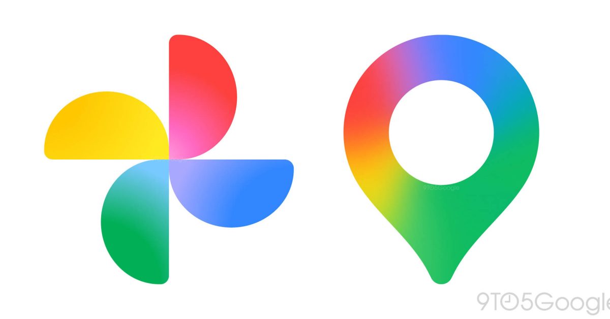 Here are the new Google Photos, Maps icons w/ gradient redesign