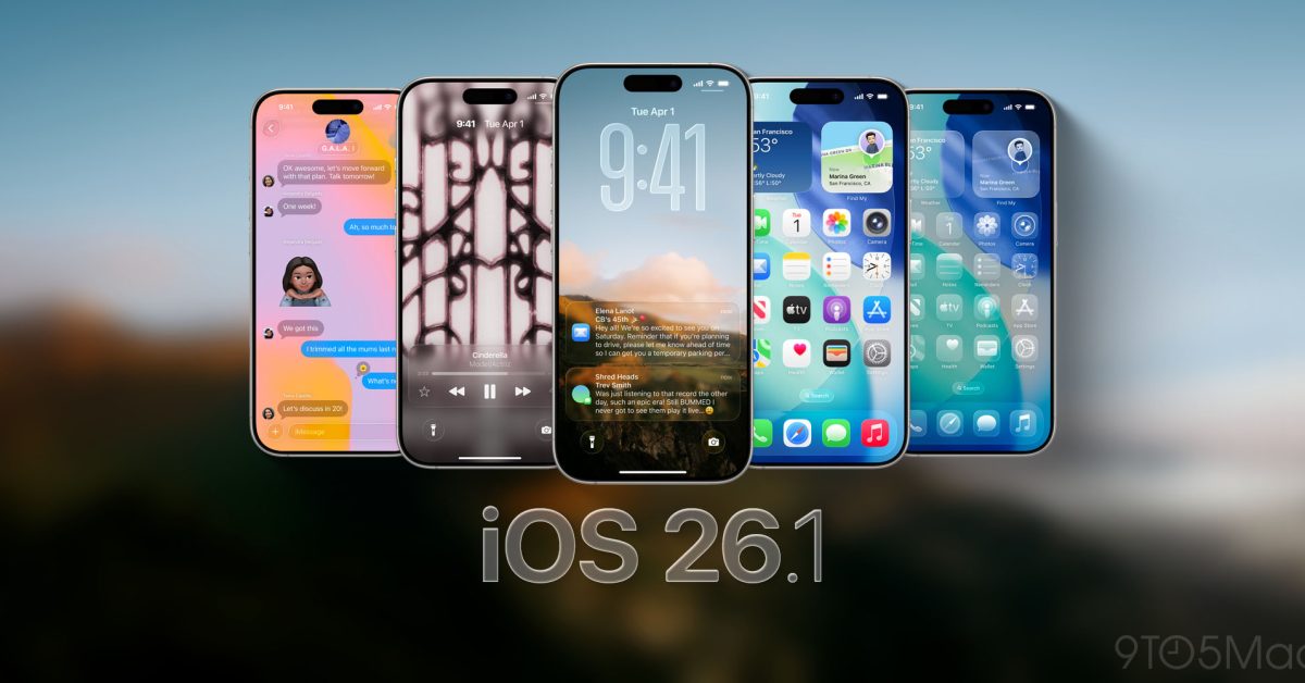  Apple releases iOS 26.1 for iPhone with these changes