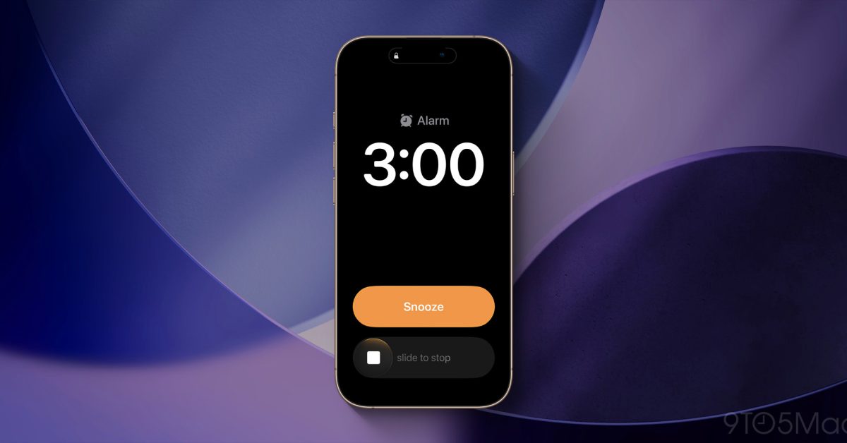  iOS 26.1 makes alarms use a slider, here’s how to get ‘Stop’ button
