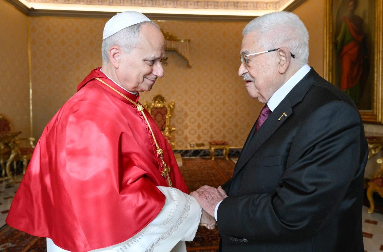  Pope meets with Palestinian President, says action on Gaza is ‘urgent’