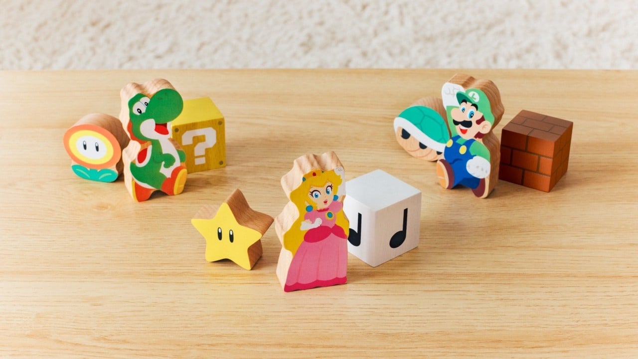  Nintendo Reveals Three More Super Mario Wood Block amiibo Sets