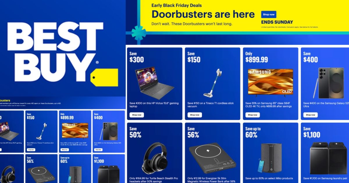 Best Buy Week 2 Black Friday Doorbusters now live