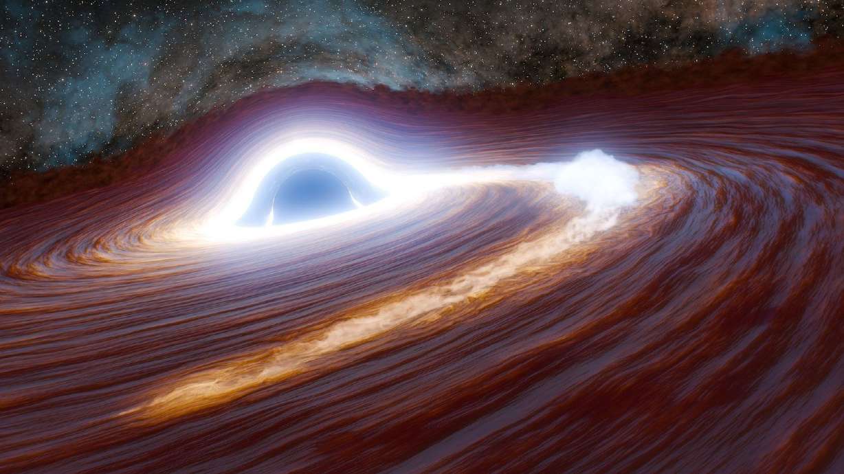  Largest observed flare from a black hole unleashes the light of 10 trillion suns